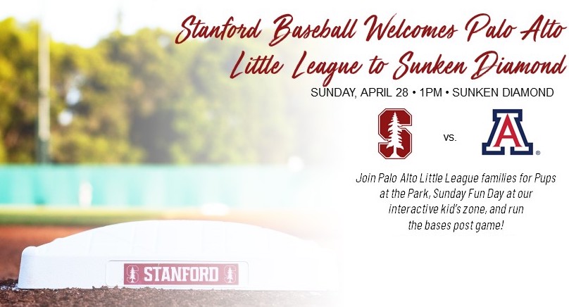 Palo Alto Little League Day at Stanford Baseball